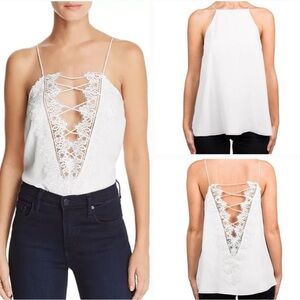 Beautiful reversible white cami nyc top can be dressed up or down